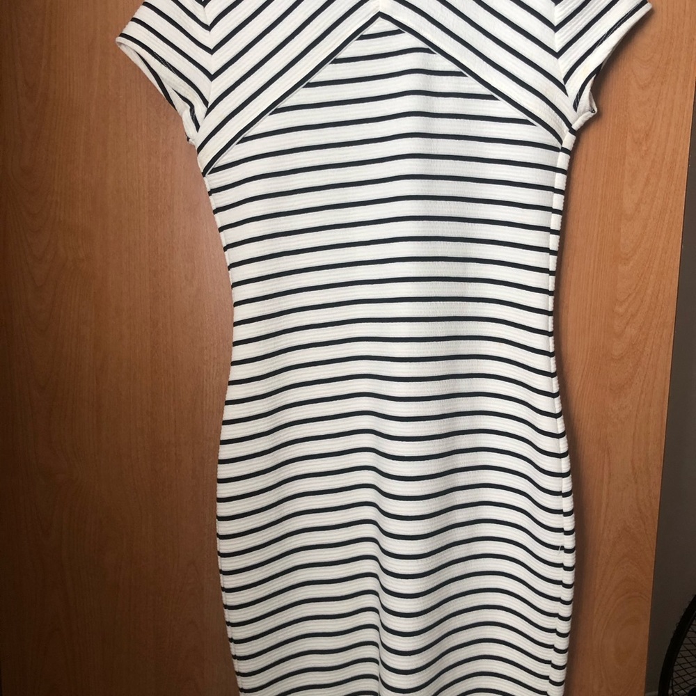 Black and white dress